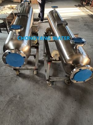 Penukar Panas Farmasi 316L Dengan Double Tube Sheet DTS Fixed Tubesheet Exchanger