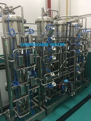 Sistem air murni dengan bahan bukti &amp; Welding Rekam untuk industri farmasi