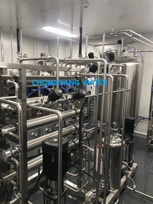 SS304 SS316 Uv Pemurnian Farmasi Sistem Filter Air Murni Untuk Barang Darah