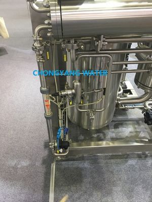 Penukar Panas Ultra Murni Pabrik Pengolahan Air Limbah Farmasi Lampu UV RO EDI