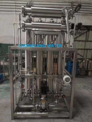 Mesin Air Suling Farmasi Peralatan Penyulingan Air Untuk Air Untuk Injeksi