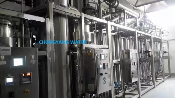 Pabrik penyulingan multi-kolom farmasi Peralatan penyulingan air WFI