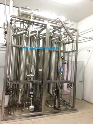 Multi Column Distillation Plant Mesin Air Distilled Komersial Parsial Vaporisasi