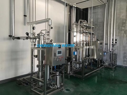 SS316L Pabrik Penyulingan Multi Kolom Empat Efek Mesin Pembuat Air Suling Untuk Reagen Diagnostik In Vitro