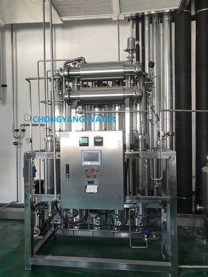 SS316L Pabrik Penyulingan Multi Kolom Empat Efek Mesin Pembuat Air Suling Untuk Reagen Diagnostik In Vitro