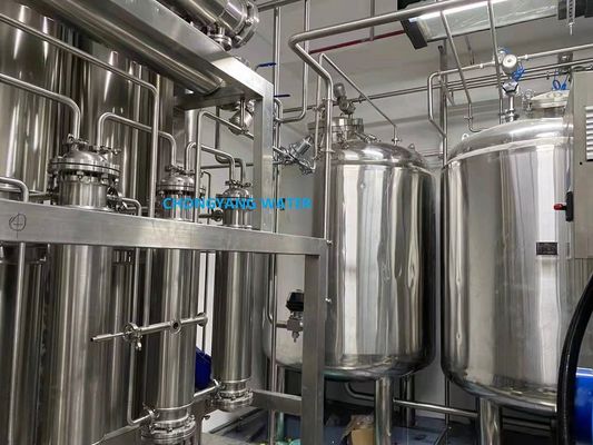Peralatan Air Suling Multi Efek Farmasi Dialisis Mesin WFI Ro