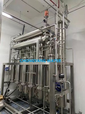 Peralatan Air Suling Multi Efek Farmasi Dialisis Mesin WFI Ro