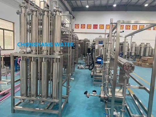 Farmasi Multi Column Distillation Plant Mesin Air Distilled Sistem WFI