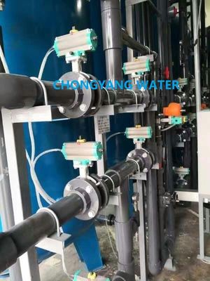 ISO CE Industrial RO Plant Mesin Air Reverse Osmosis UPVC yang Tahan Lama