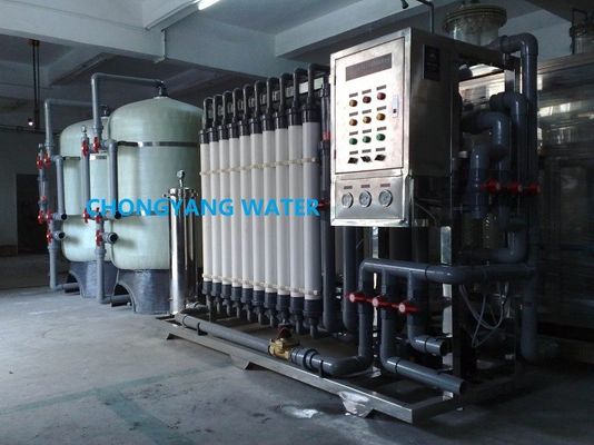 Sistem Membran Filter Air Ultrafiltrasi Otomatis UPVC Pabrik Ultrafiltrasi Stainless Steel