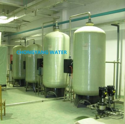 Sistem pengolahan air pemanas boiler baja karbon dengan pompa CNP Grundfos