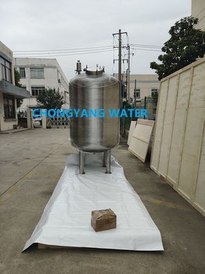 Tangki penyimpanan air panas SS304 316L Silinder penyimpanan air panas