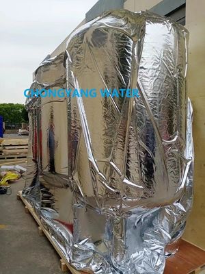 Tangki air industri yang dimurnikan Tangki pemurni air yang terisolasi dari stainless steel