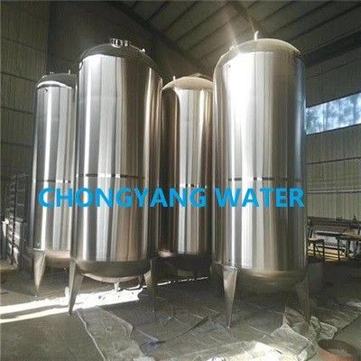 Tangki Air Murni 316L Vertikal Food Grade Tangki Penyimpanan Air Murni