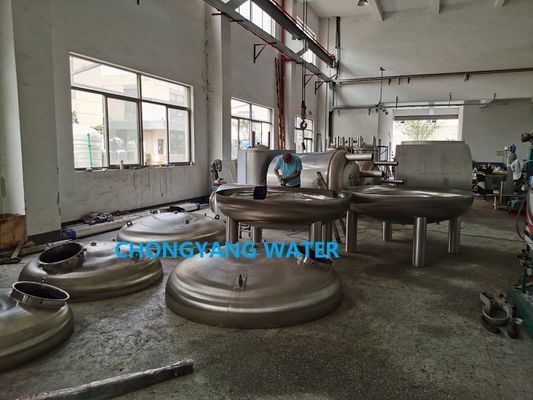 Tangki Air Murni 316L Vertikal Food Grade Tangki Penyimpanan Air Murni