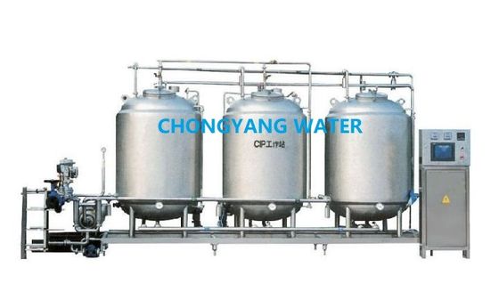 SS Cip Solution Water Tank Washing Automated Brewery Cip System Di Industri Makanan