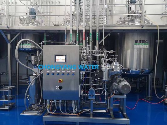 Full Automatic CIP System Cip Di Skid Industri Makanan Dengan Sensor