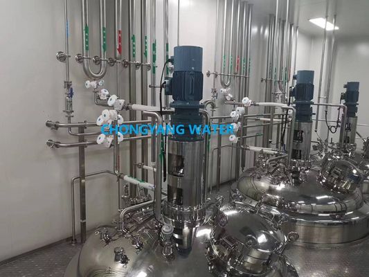 Sistem CIP otomatis Sistem bersih di tempat untuk pengolahan makanan SS316 SS304