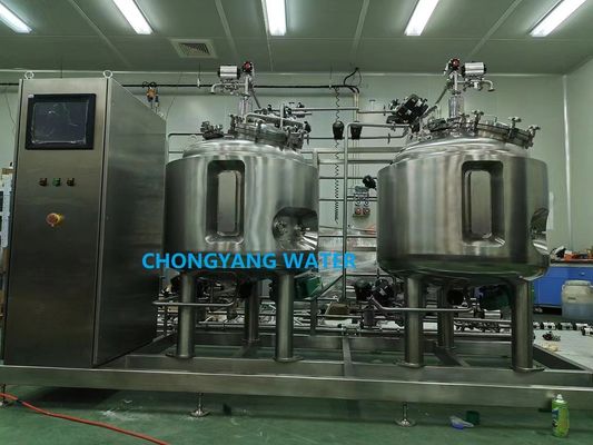 Sistem CIP otomatis Sistem bersih di tempat untuk pengolahan makanan SS316 SS304