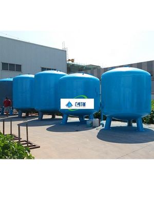 Perlengkapan Filter Baja Rinsing Industri Filter Air Pasir Silikon ISO9001
