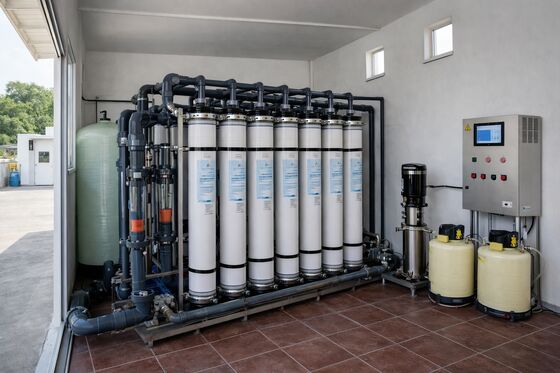 Peralatan Ultrafiltrasi UPVC Ultrafiltrasi Pengolahan Air Dalam Susu