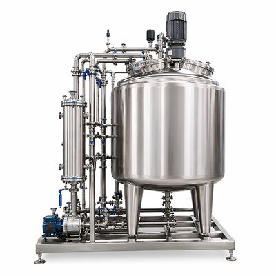 Sistem Persiapan Larutan Biophar 1000L dengan Tangki SS316L (Standar GMP, Kontrol Layar Sentuh)