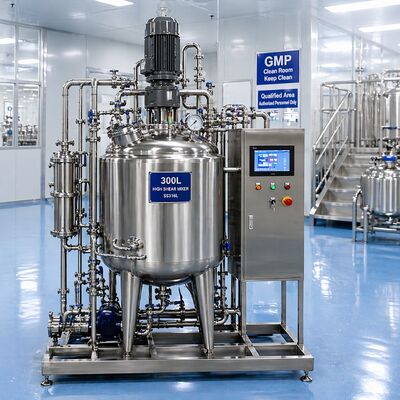 Sistem Persiapan Larutan Injeksi 300-500L dengan Tangki SS316L (Tingkat Steril, Desain Sirkulasi Loop)