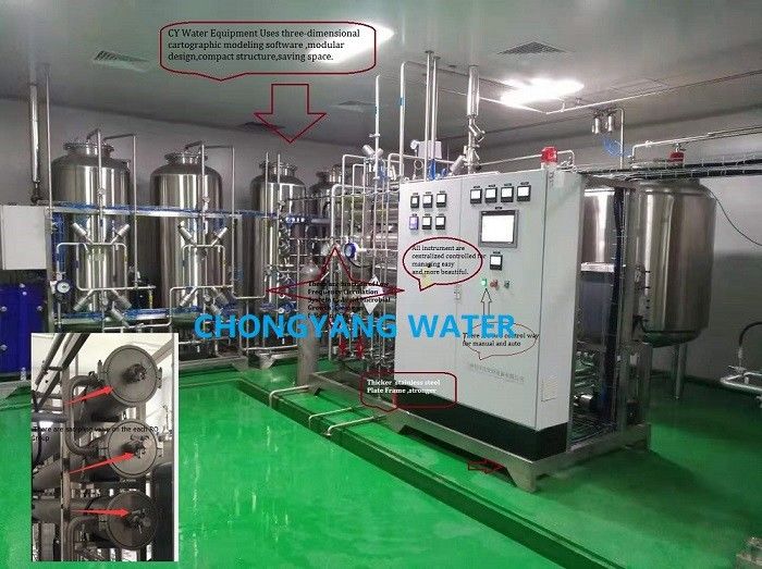CEDI Deionized Water Treatment Plant Sistem Filter Air Ro Di Industri Farmasi