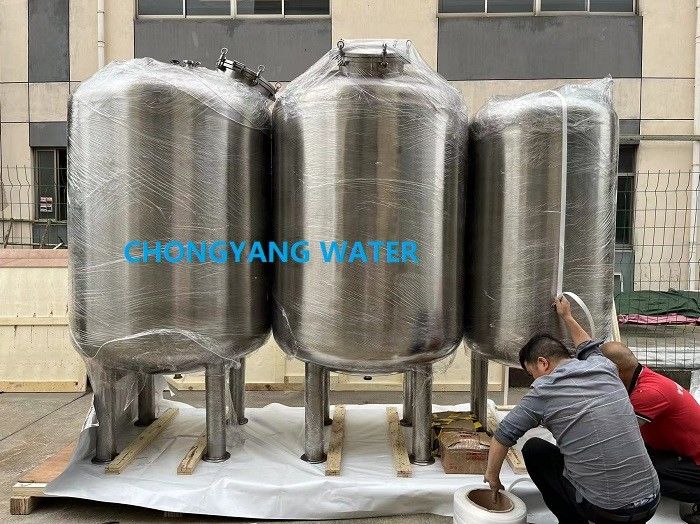 Tangki Air Murni Steril 200 Liter Sampai 20000 Liter Tangki Stainless Steel Pemurni Air