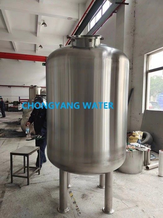 Tangki penyimpanan air murni Tangki filter air ultra murni yang didesionisasi